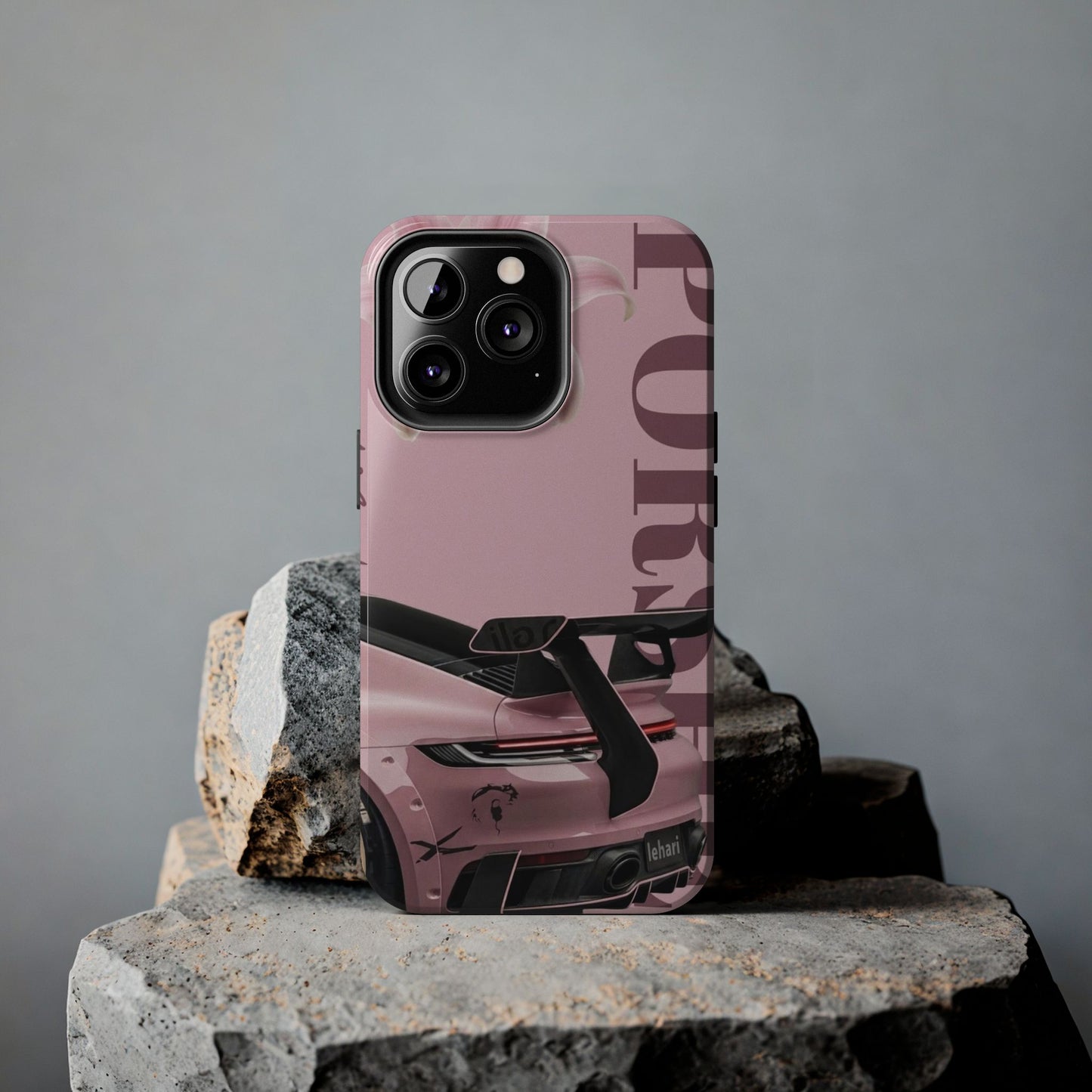 Pink Racing Car Tough Phone Case — 'Queen' Sportback Design