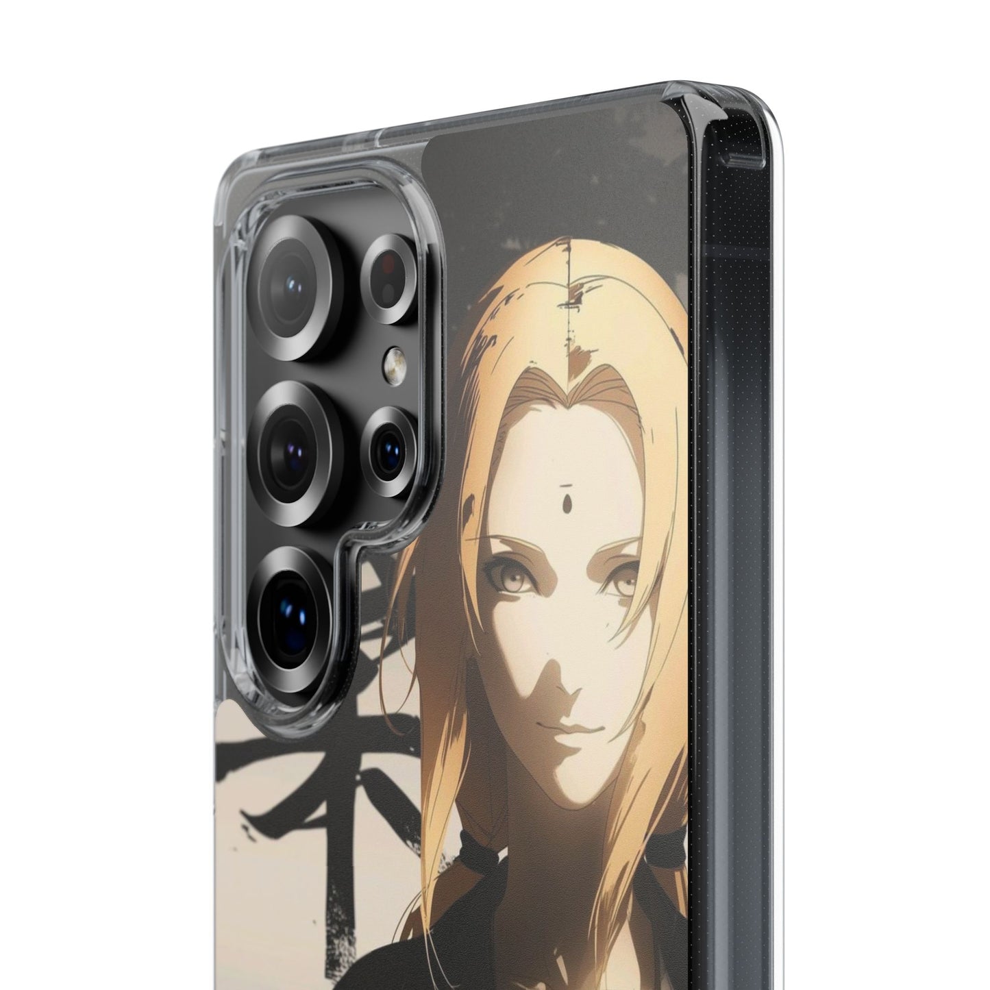 Clear Anime Character Impact-Resistant Phone Case