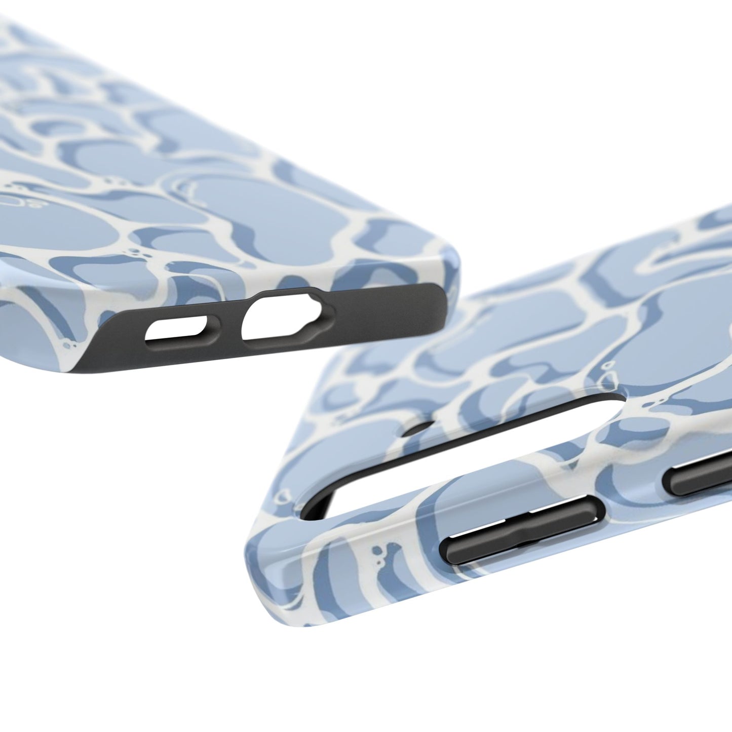 Blue Abstract Pool Pattern Tough Phone Case