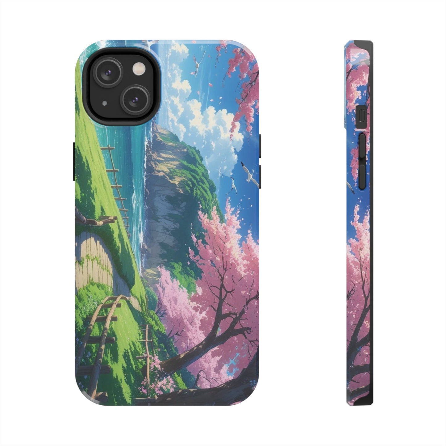 Tough Phone Case — Scenic Cherry Blossom Landscape Phone Cover
