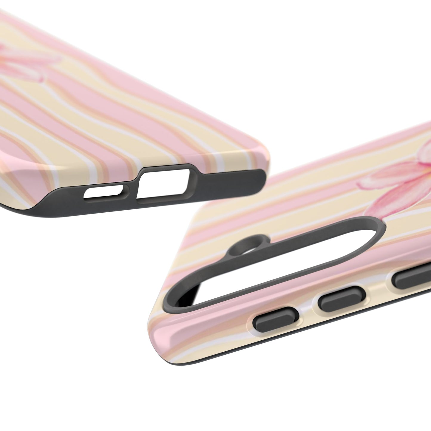 Pink Plumeria Phone Case - Tropical Floral Tough Phone Case