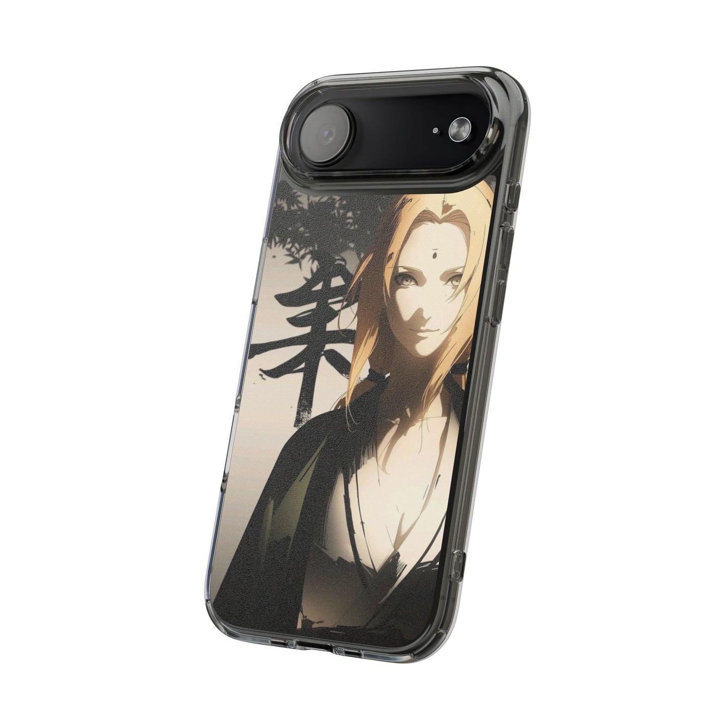 Clear Anime Character Impact-Resistant Phone Case