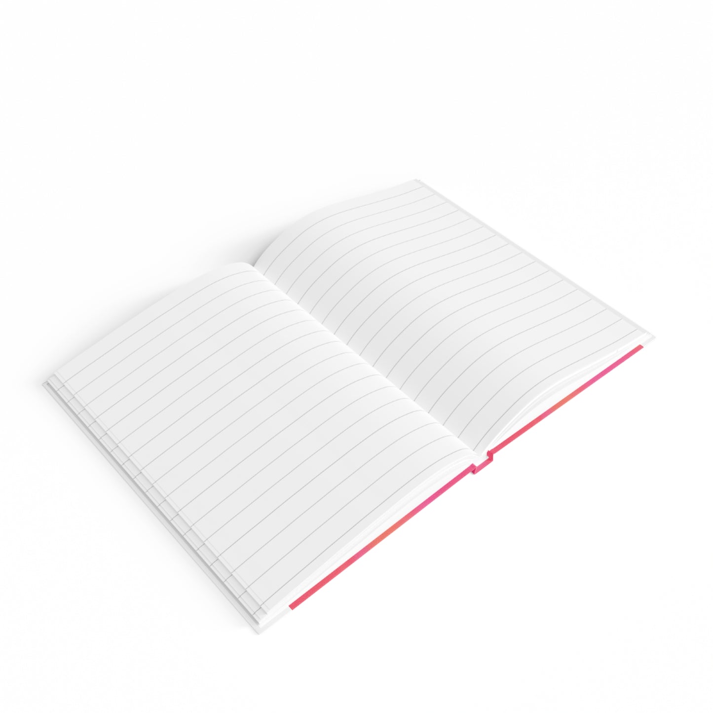 Pink Marble Ruled Journal — Soft Swirl Lined Notebook for Notes & Journaling