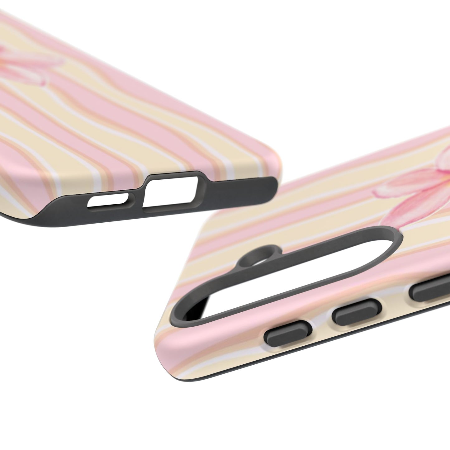 Pink Plumeria Phone Case - Tropical Floral Tough Phone Case