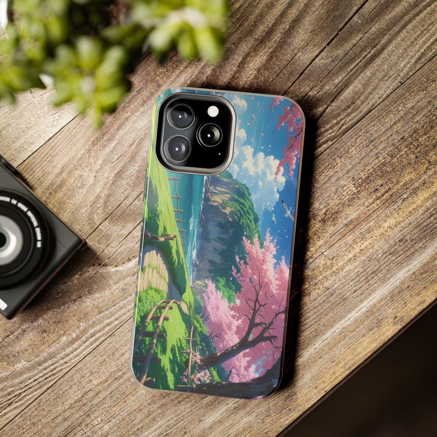 Tough Phone Case — Scenic Cherry Blossom Landscape Phone Cover