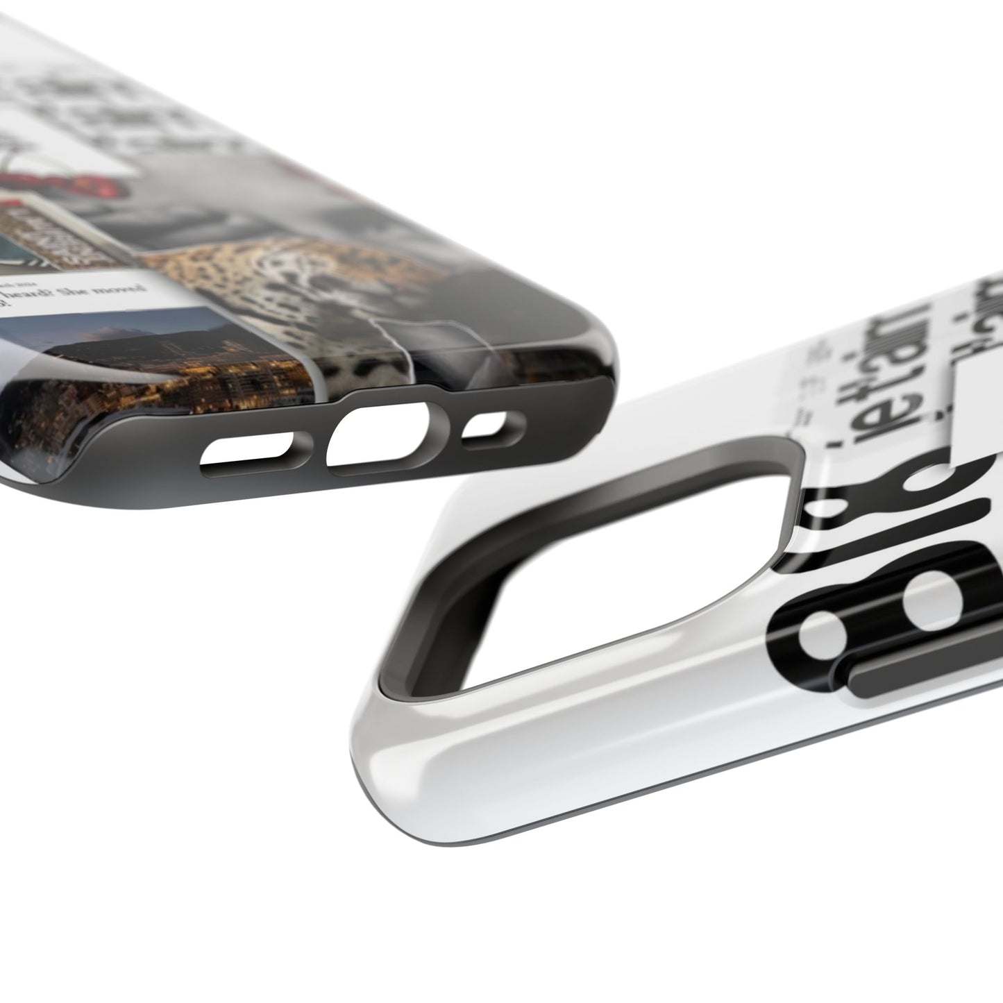 Collage 'Je t’aime' Magnetic Impact-Resistant Phone Case