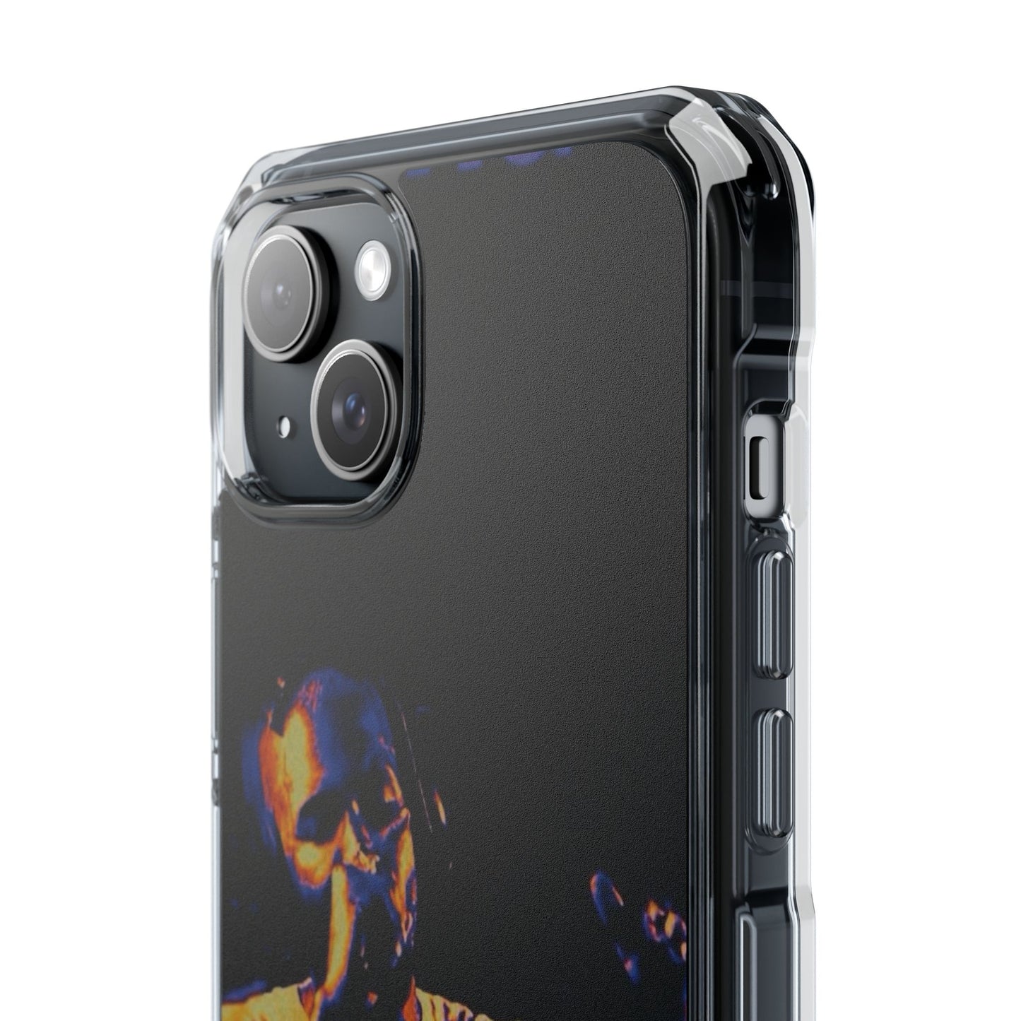 Clear Magnetic Phone Case — Live Concert Microphone Design