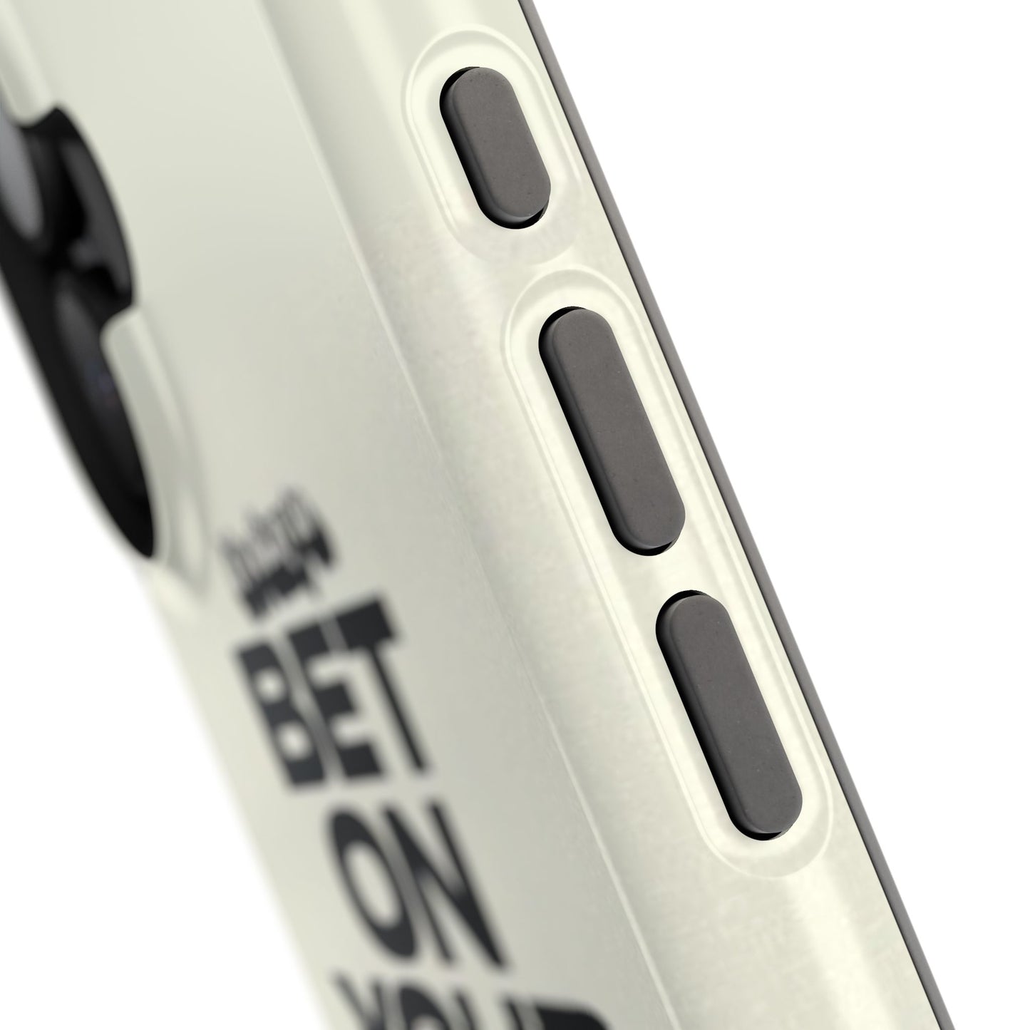 Magnetic Impact-Resistant Case — "Bet On Your Damn Self" Motivational Phone Cover