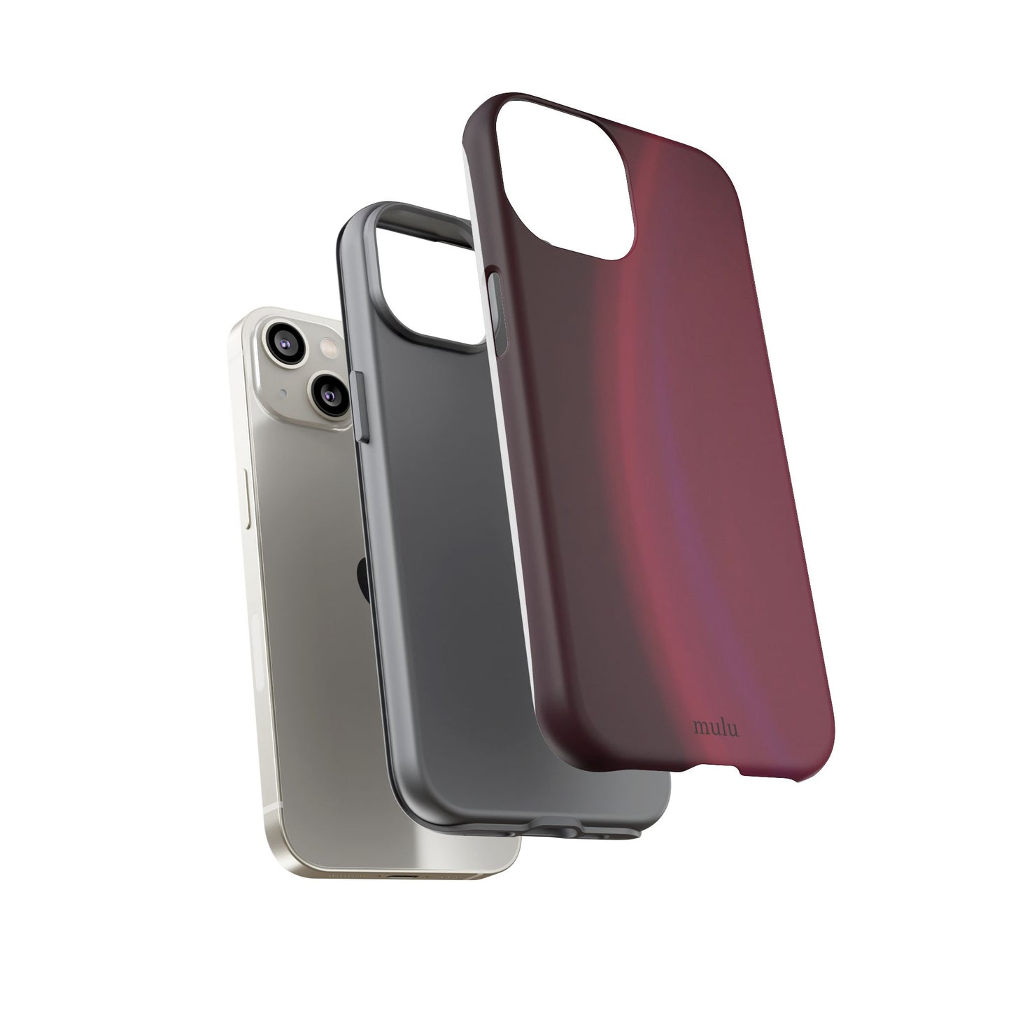 Maroon Gradient Phone Case - Tough Protective iPhone Cover