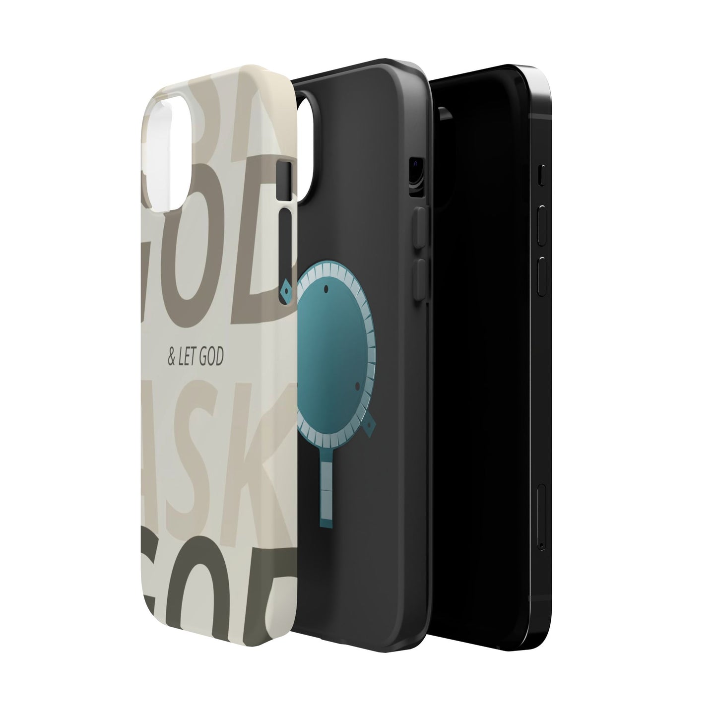 Protective iPhone Case — "Fold & Let God" Magnetic Impact-Resistant Phone Cover