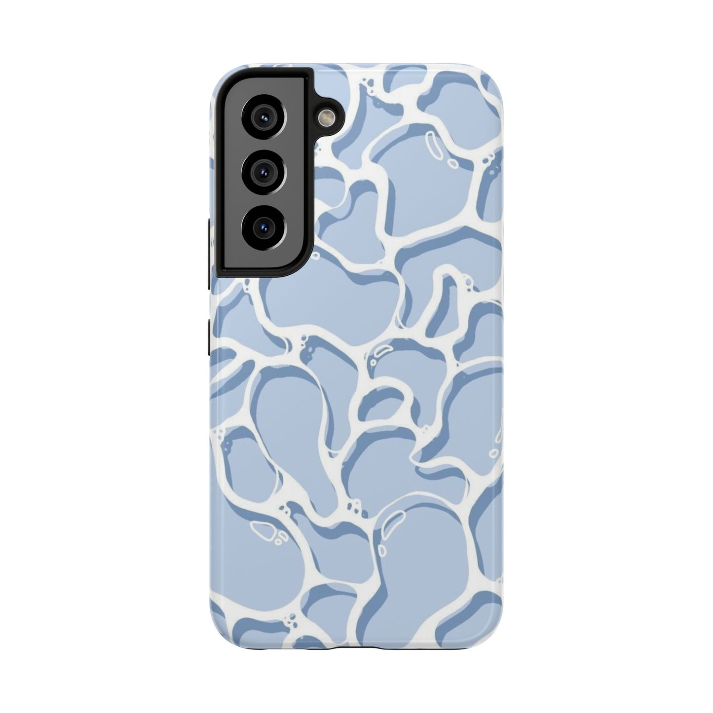 Blue Abstract Pool Pattern Tough Phone Case