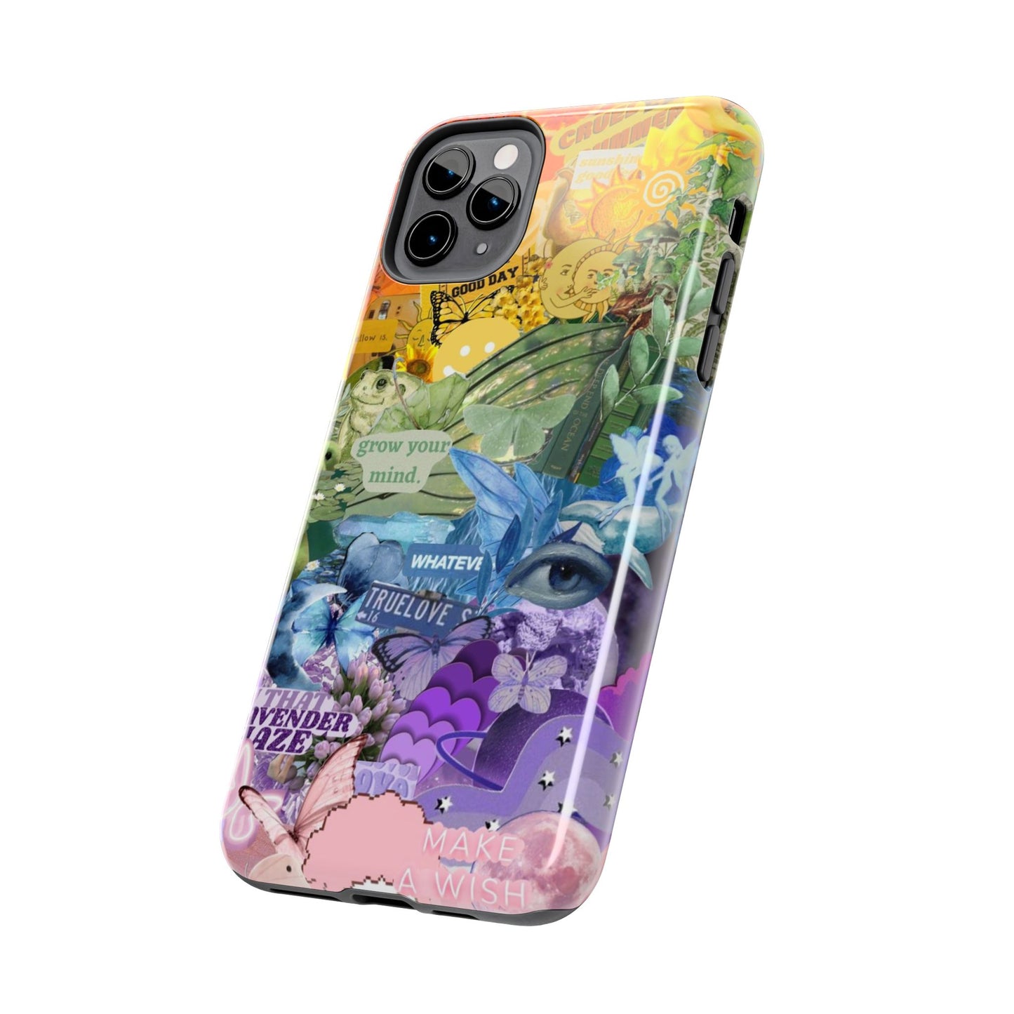 Collage Art Phone Case — 'Grow Your Mind' Lavender Haze Tough Case