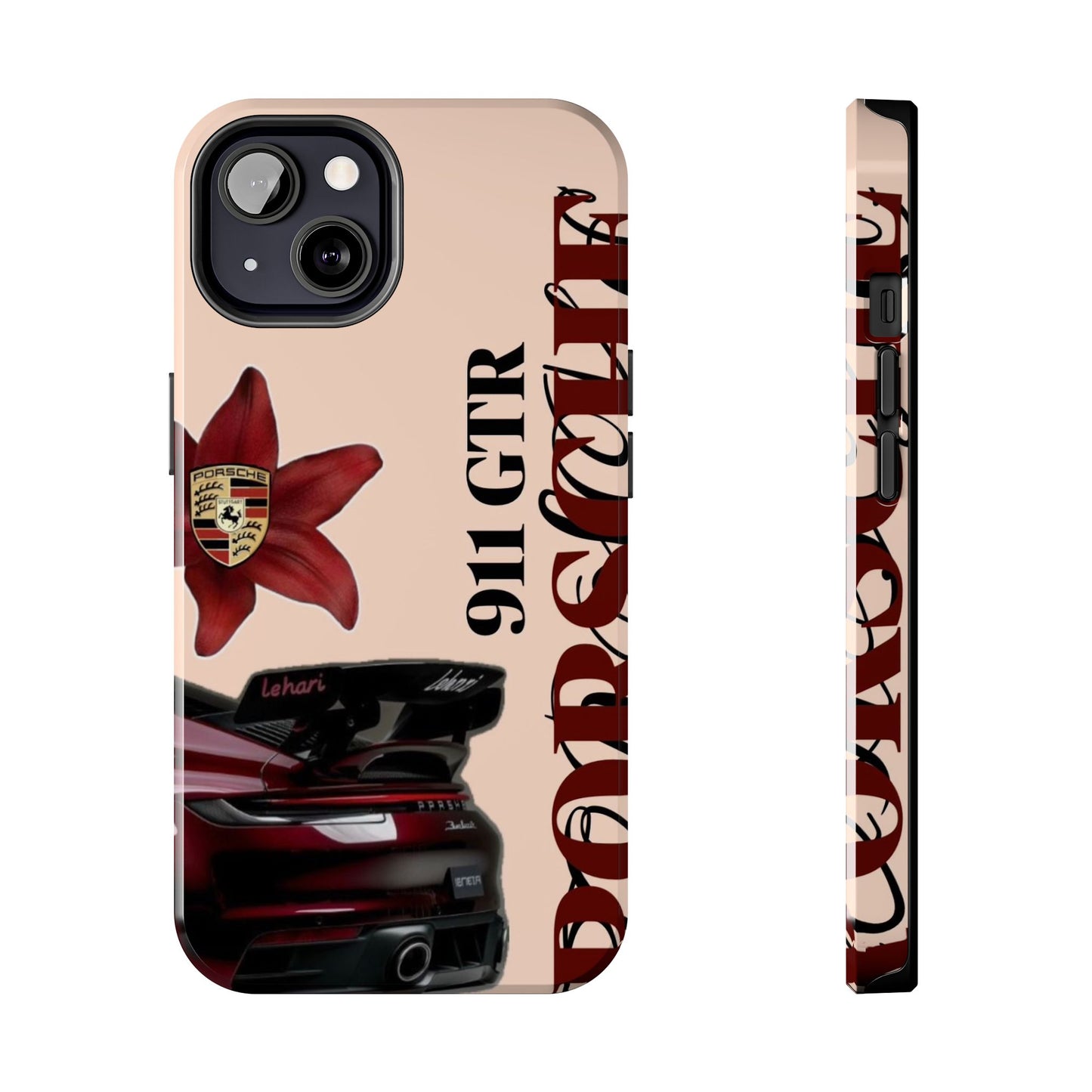 Porsche 911 GT-R Red Orchid Tough Phone Case — Sports Car Protective Cover