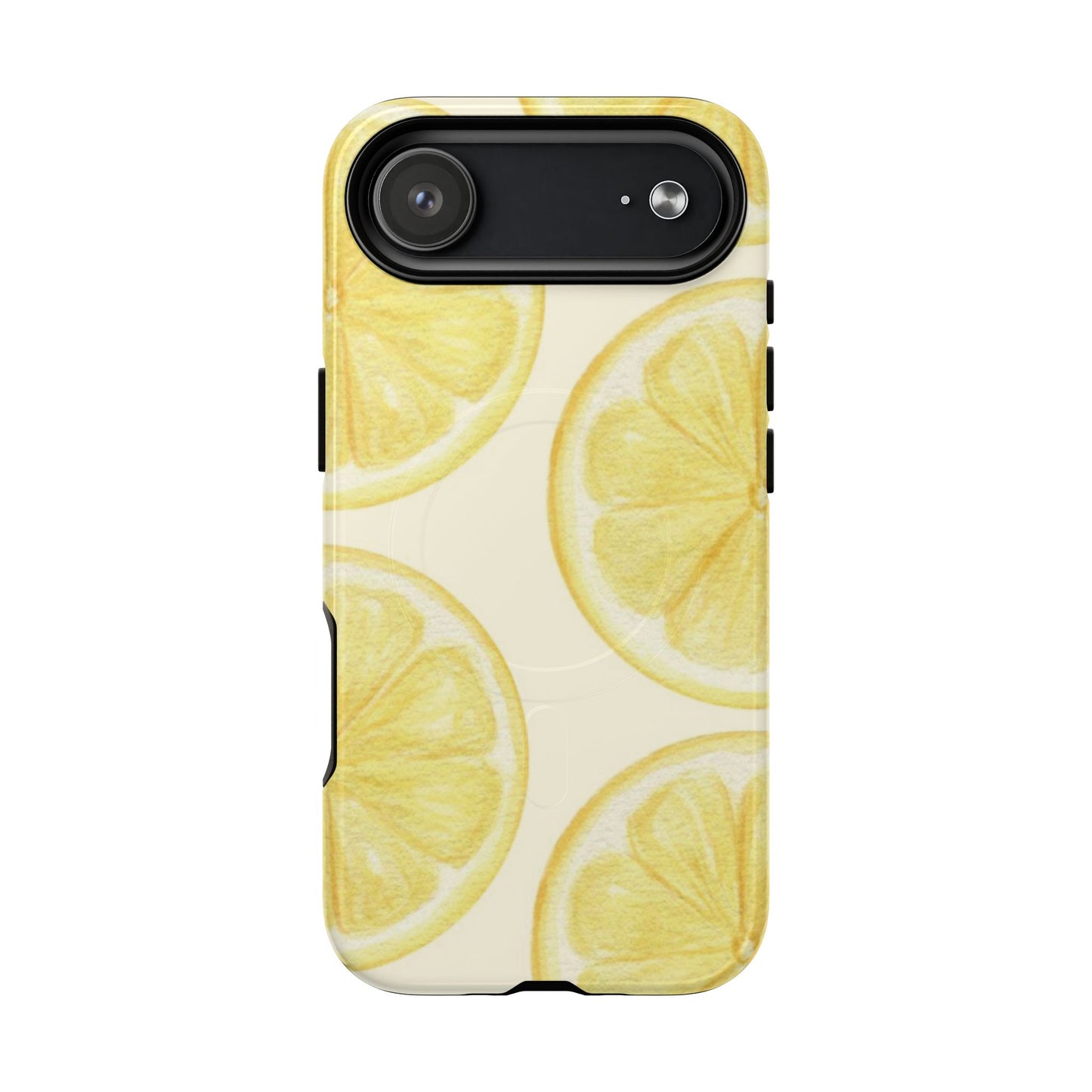 Lemon Slices Tough Magnetic Phone Case — Protective Citrus Pattern