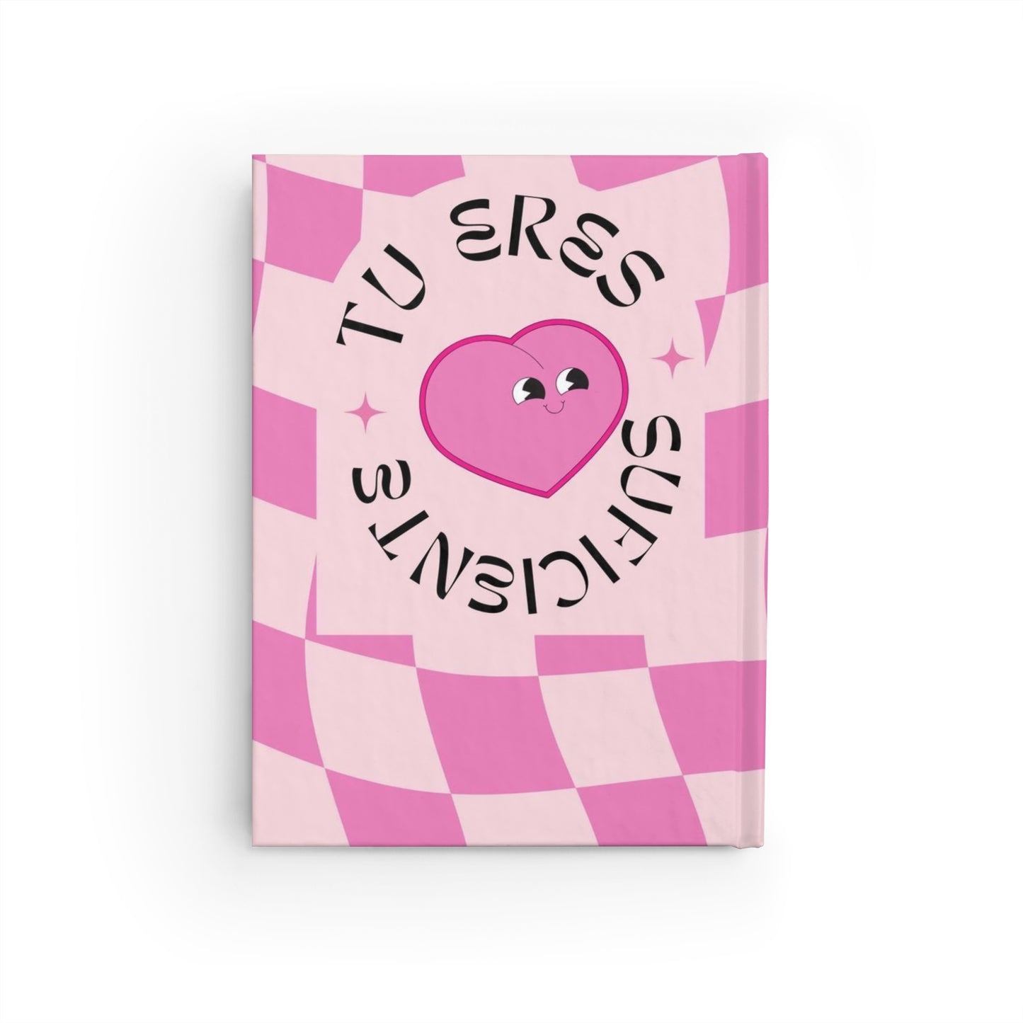 Journal — "Tú Eres Súper" Pink Heart Ruled Notebook