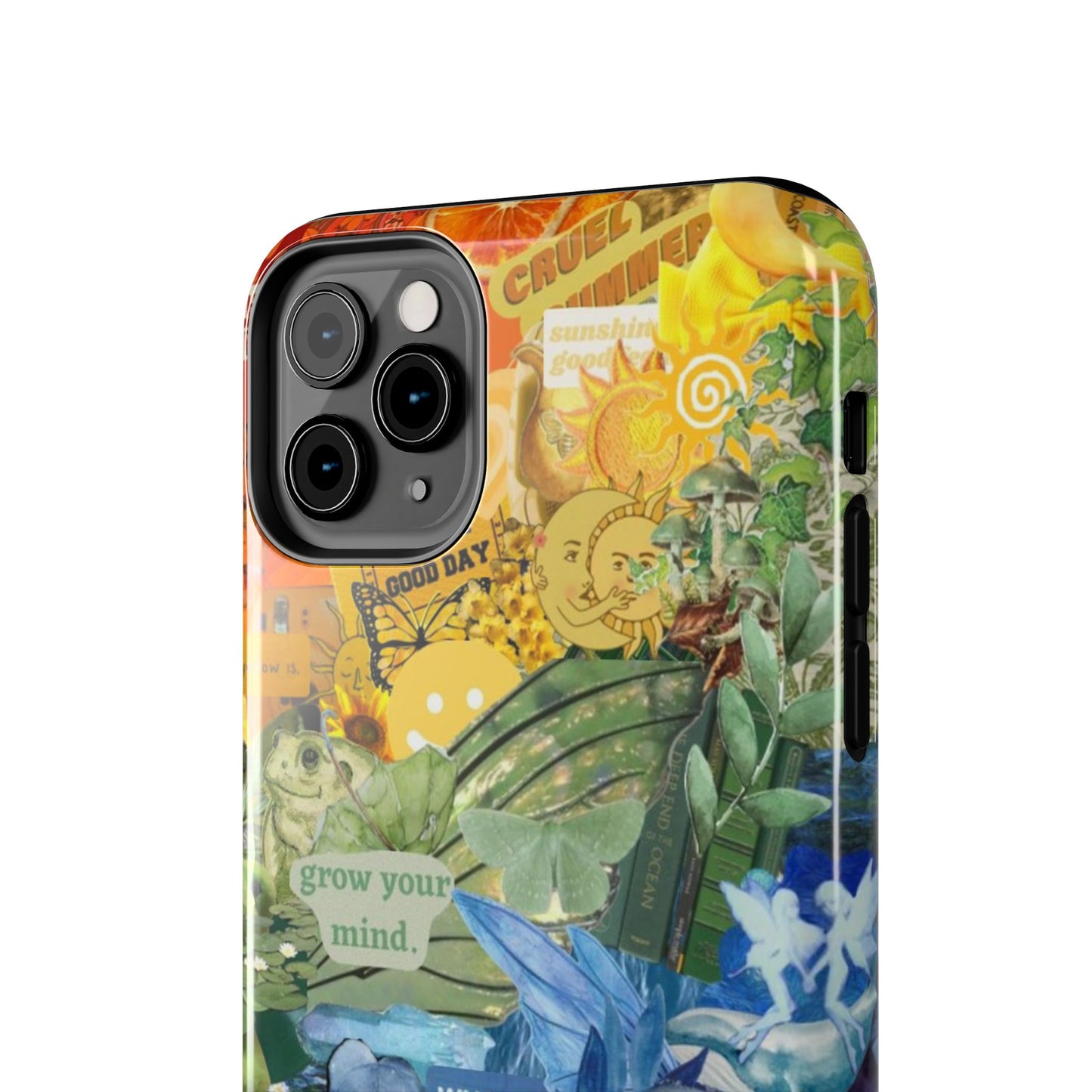 Collage Art Phone Case — 'Grow Your Mind' Lavender Haze Tough Case