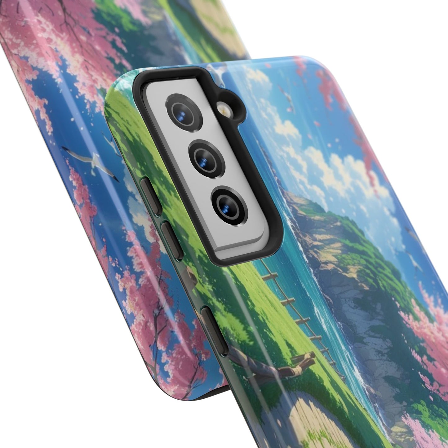 Tough Phone Case — Scenic Cherry Blossom Landscape Phone Cover