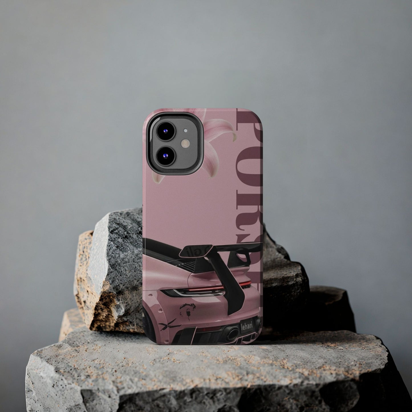 Pink Racing Car Tough Phone Case — 'Queen' Sportback Design