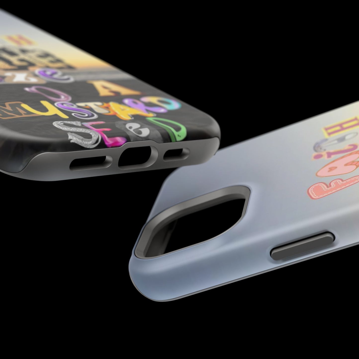 Magnetic Impact-Resistant Phone Case — "Faith the Size of a Mustard Seed" Sunset Design