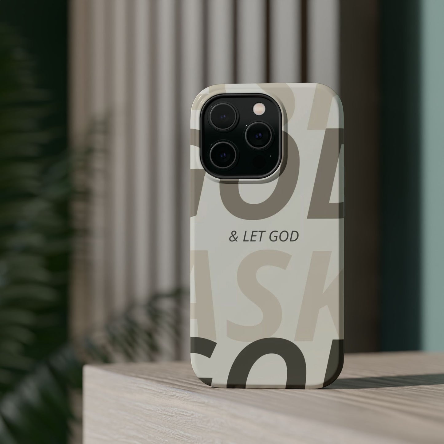 Protective iPhone Case — "Fold & Let God" Magnetic Impact-Resistant Phone Cover