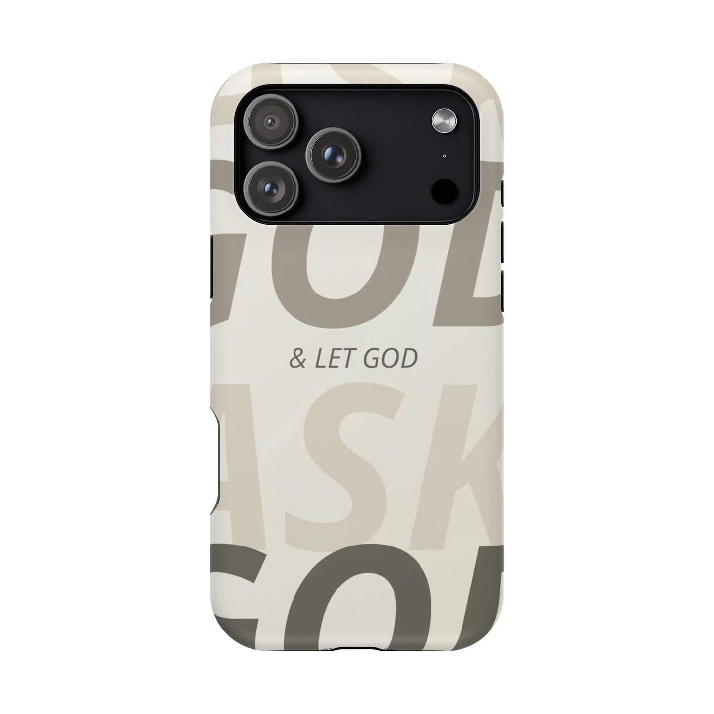Protective iPhone Case — "Fold & Let God" Magnetic Impact-Resistant Phone Cover