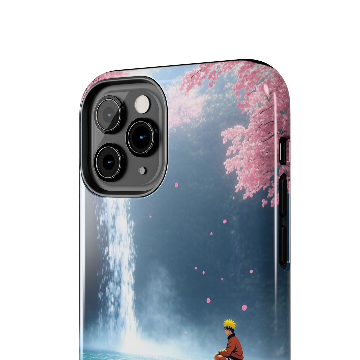 Naruto Scenic Tough Phone Case — Waterfall Meditation Anime Cover
