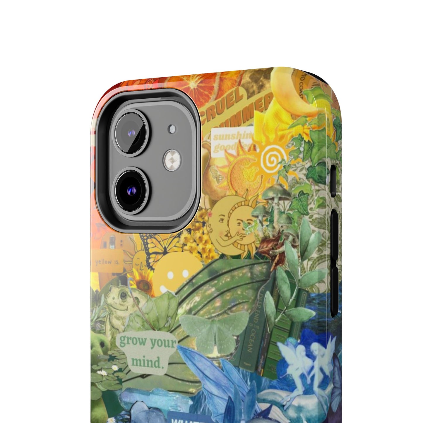 Collage Art Phone Case — 'Grow Your Mind' Lavender Haze Tough Case