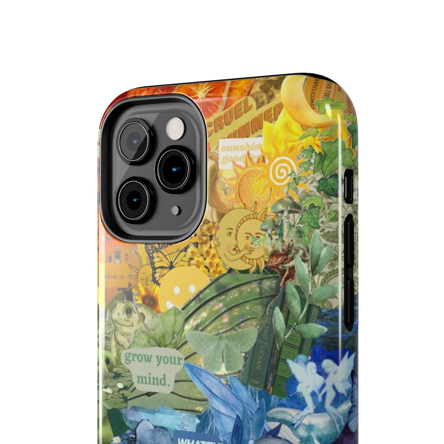 Collage Art Phone Case — 'Grow Your Mind' Lavender Haze Tough Case