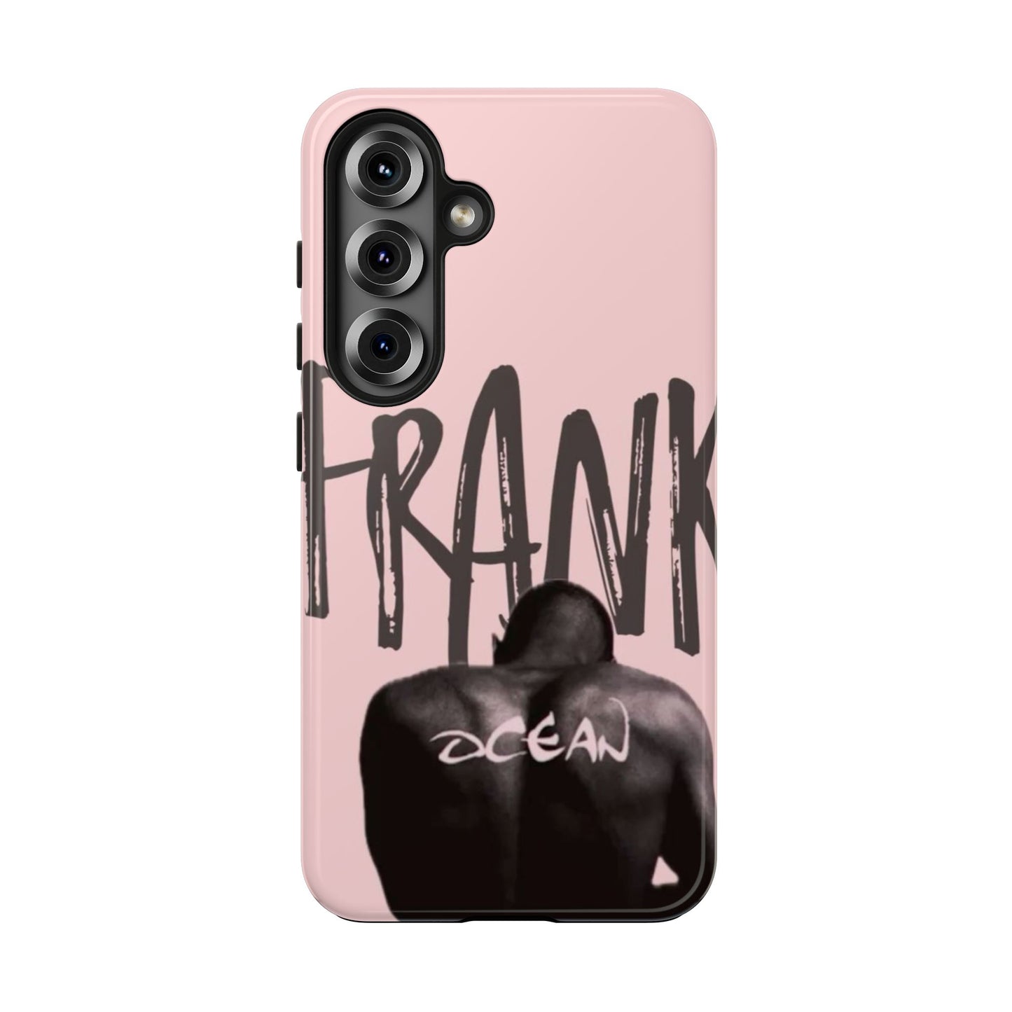Frank Ocean Tough Phone Case — Pink Back Silhouette Design