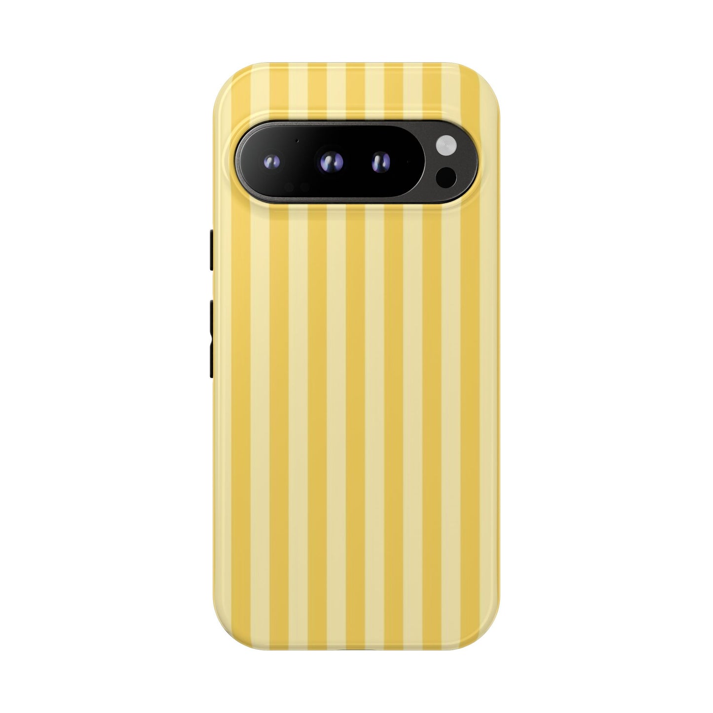 Yellow Stripe Tough Phone Case — Durable Protective iPhone Cover