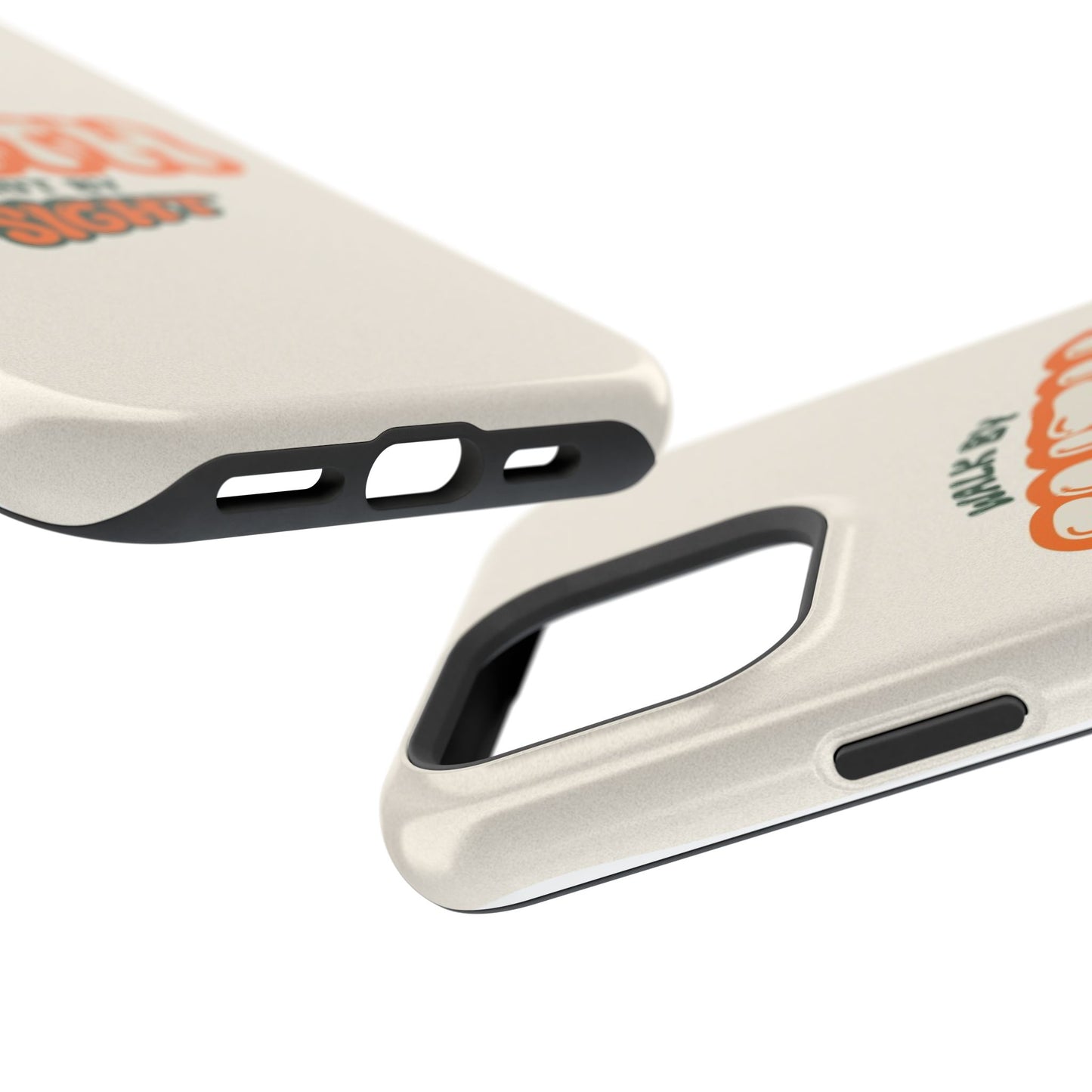 Magnetic Impact-Resistant Case — "Walk by Faith Not by Sight" Inspirational Phone Cover