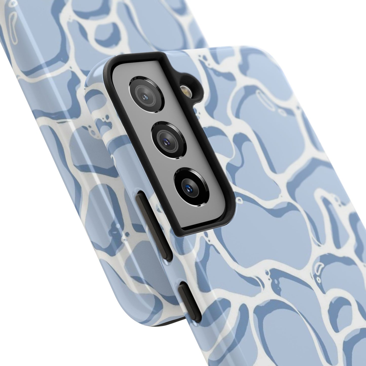 Blue Abstract Pool Pattern Tough Phone Case