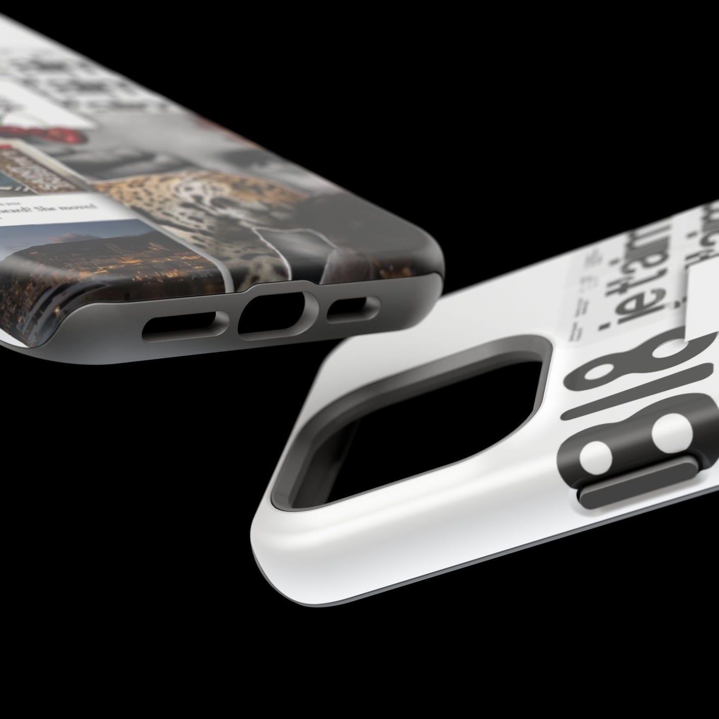 Collage 'Je t’aime' Magnetic Impact-Resistant Phone Case