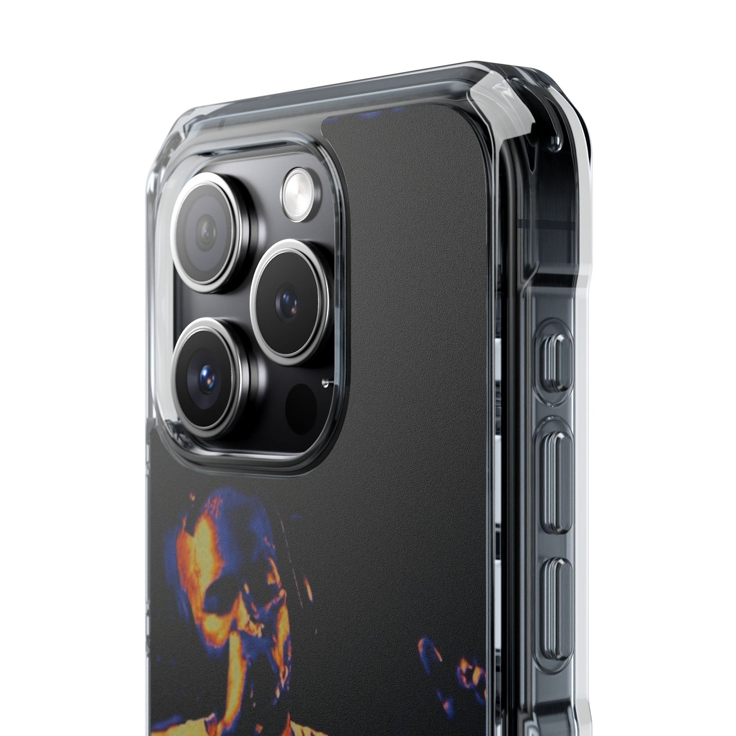 Clear Magnetic Phone Case — Live Concert Microphone Design