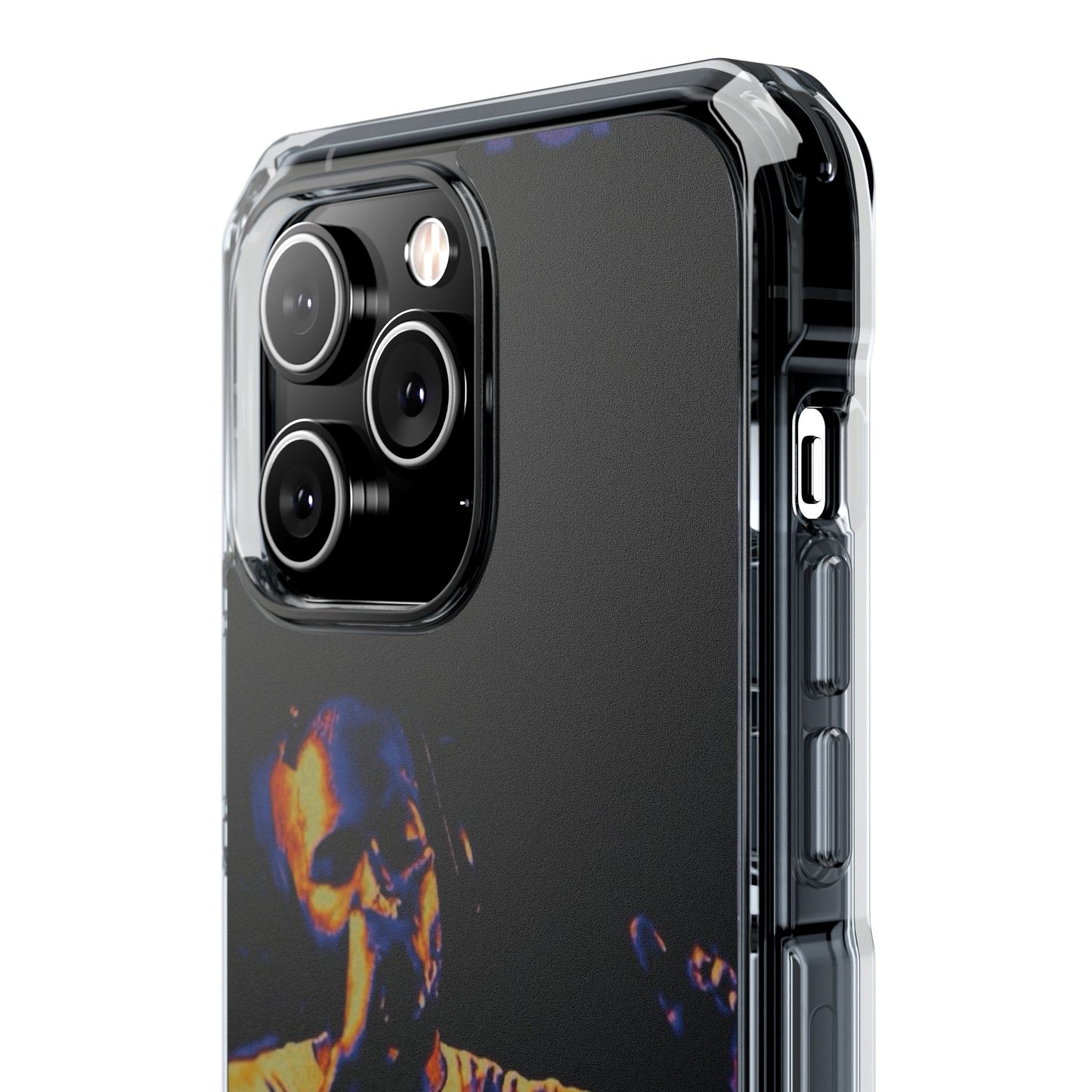 Clear Magnetic Phone Case — Live Concert Microphone Design