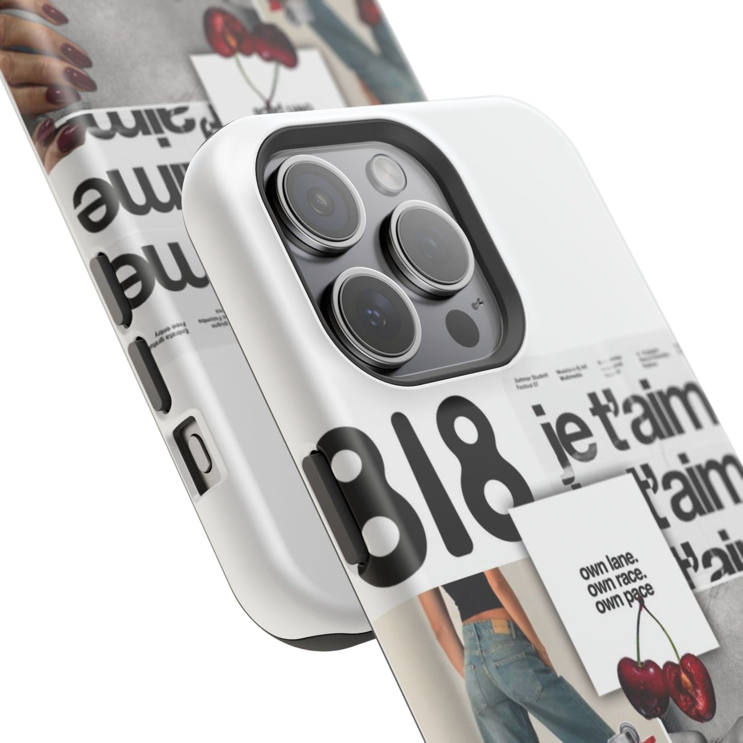 Collage 'Je t’aime' Magnetic Impact-Resistant Phone Case