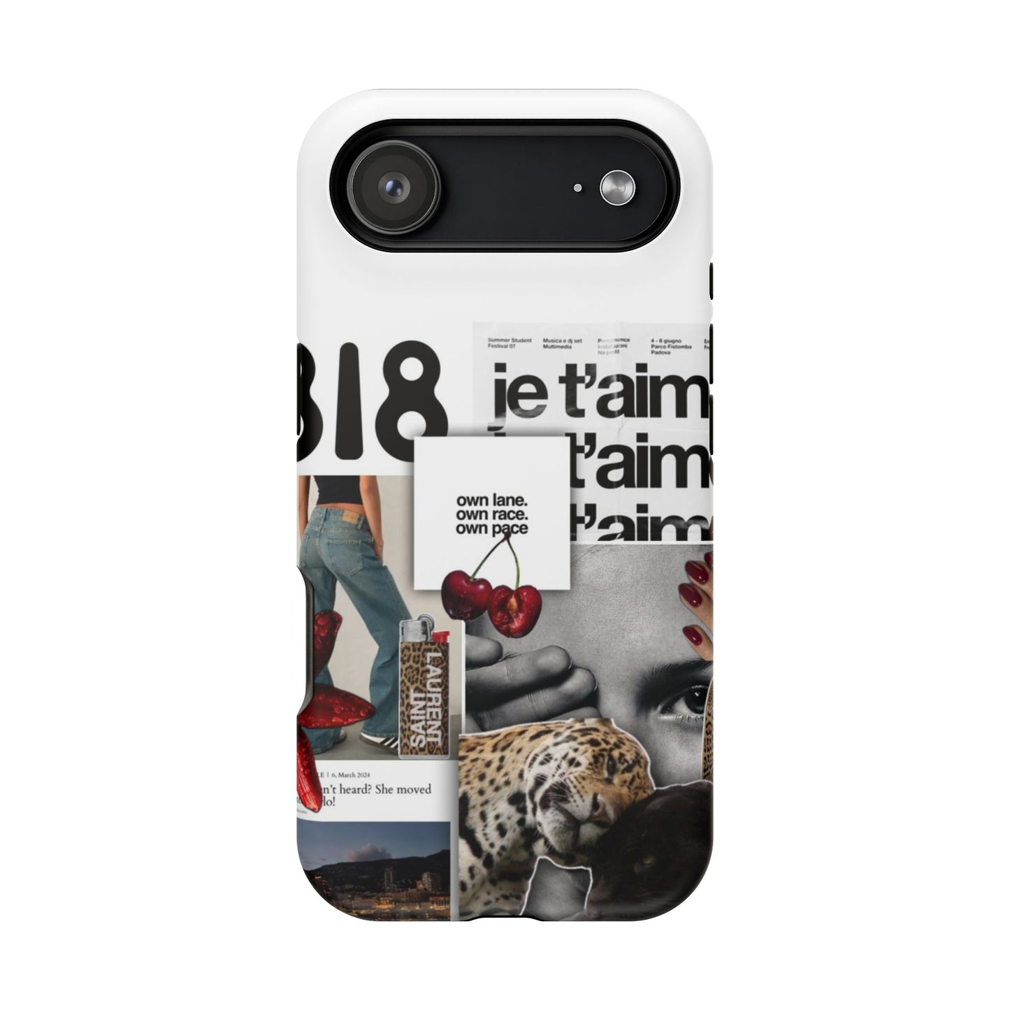 Collage 'Je t’aime' Magnetic Impact-Resistant Phone Case