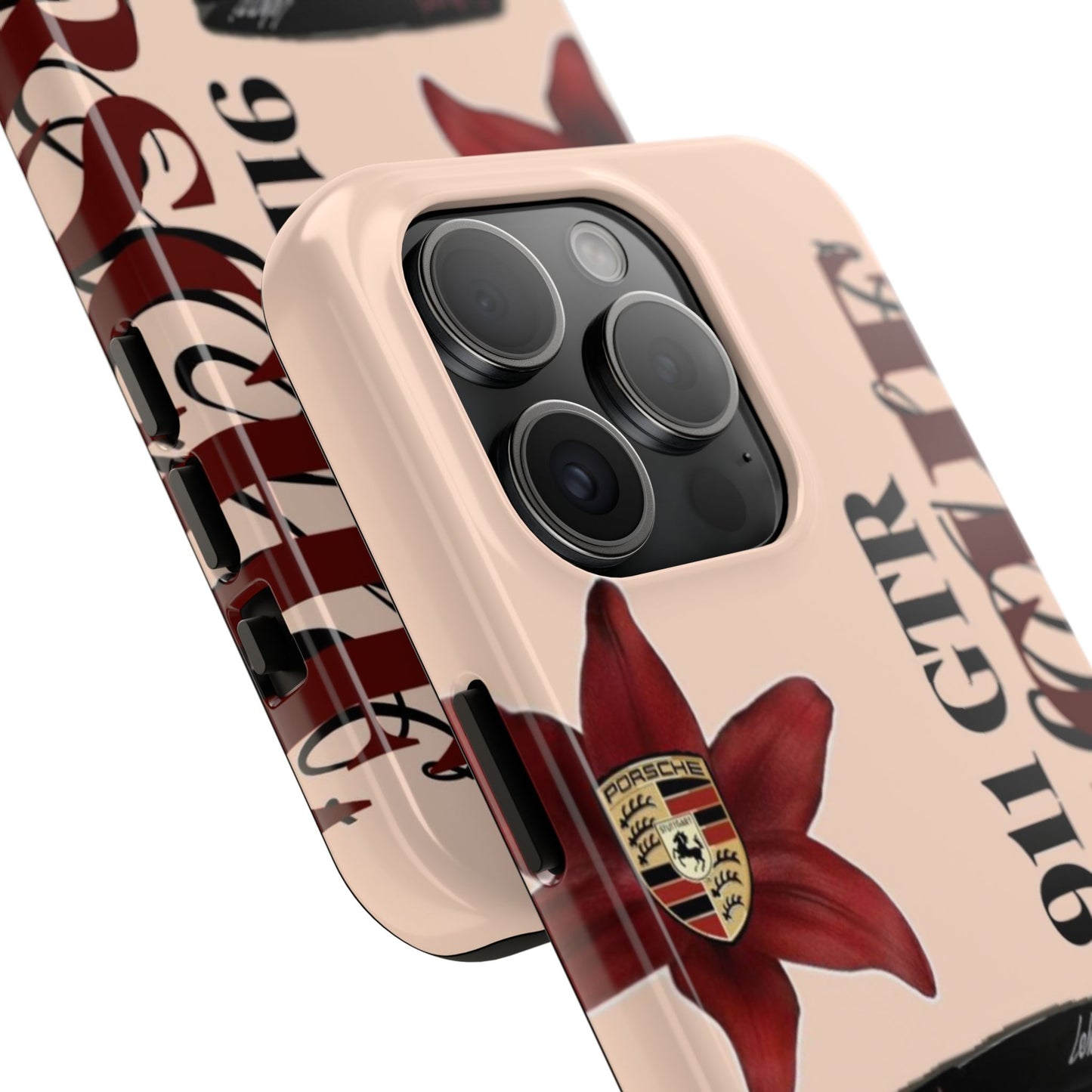 Porsche 911 GT-R Red Orchid Tough Phone Case — Sports Car Protective Cover