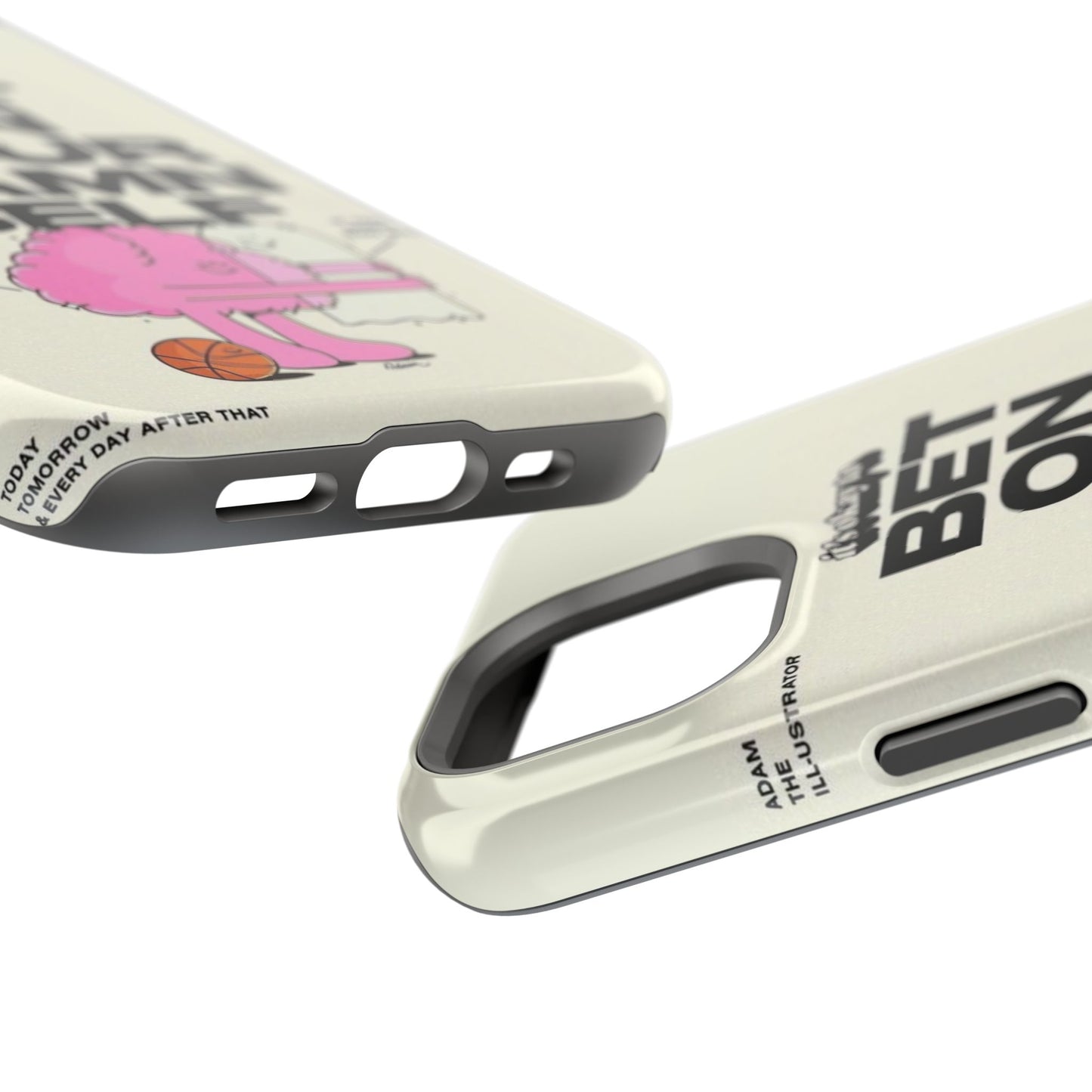 Magnetic Impact-Resistant Case — "Bet On Your Damn Self" Motivational Phone Cover