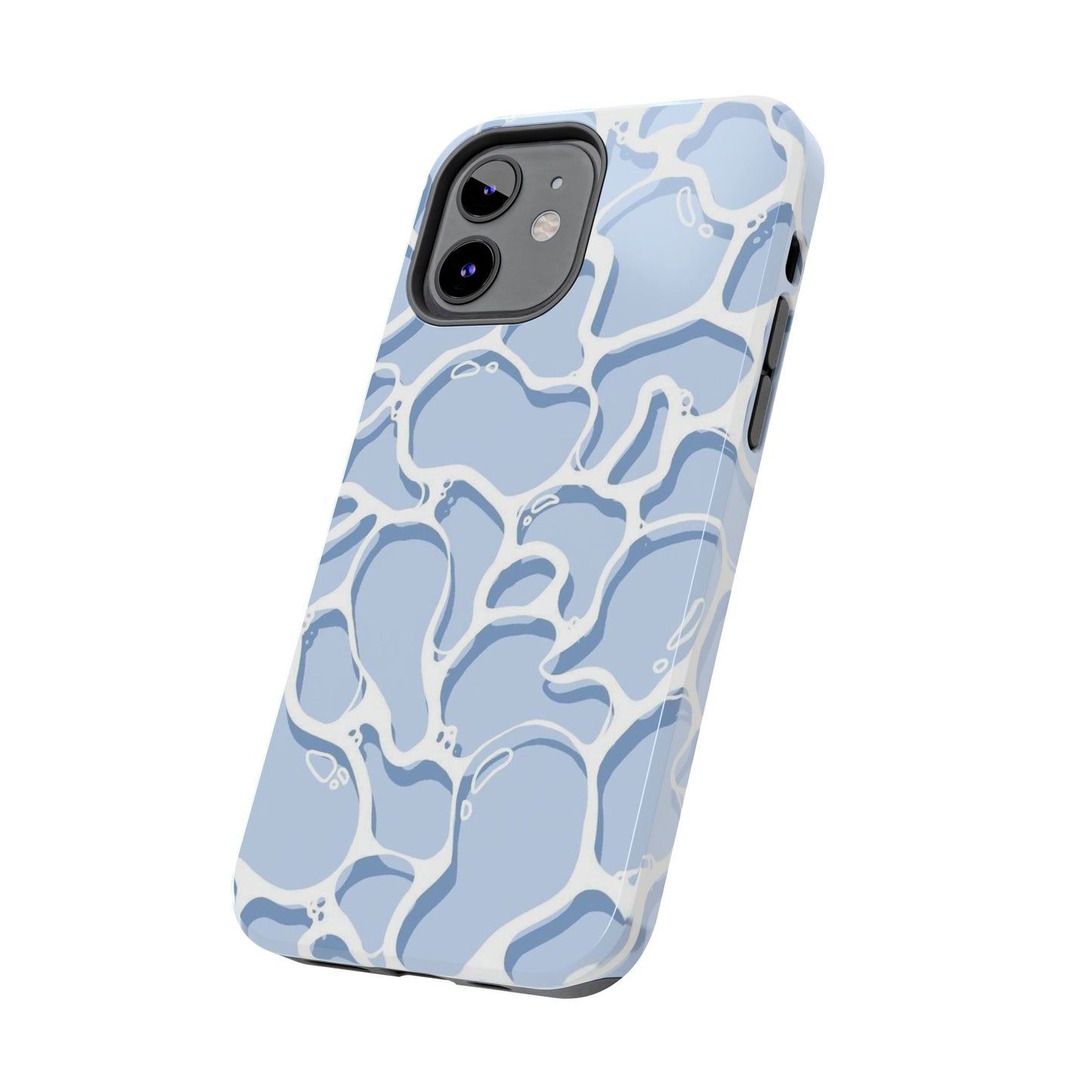 Blue Abstract Pool Pattern Tough Phone Case
