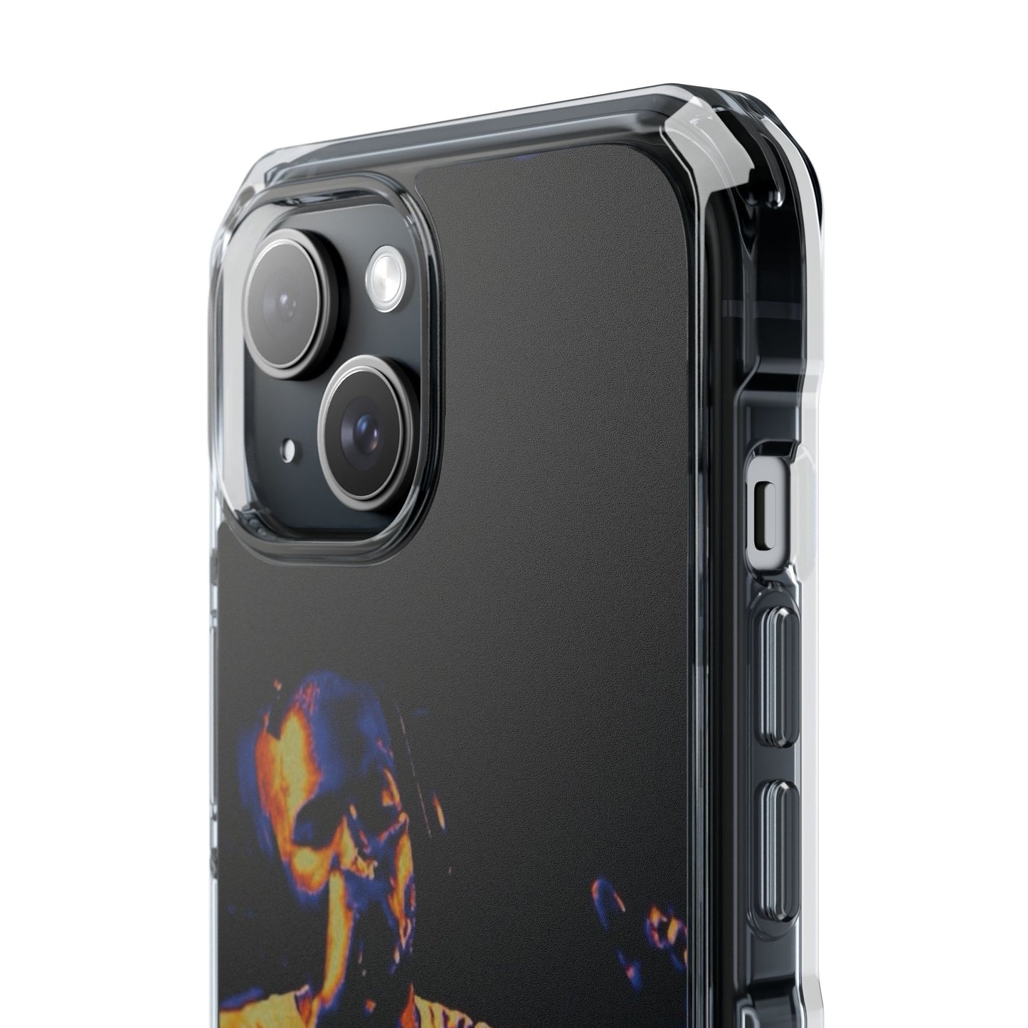 Clear Magnetic Phone Case — Live Concert Microphone Design