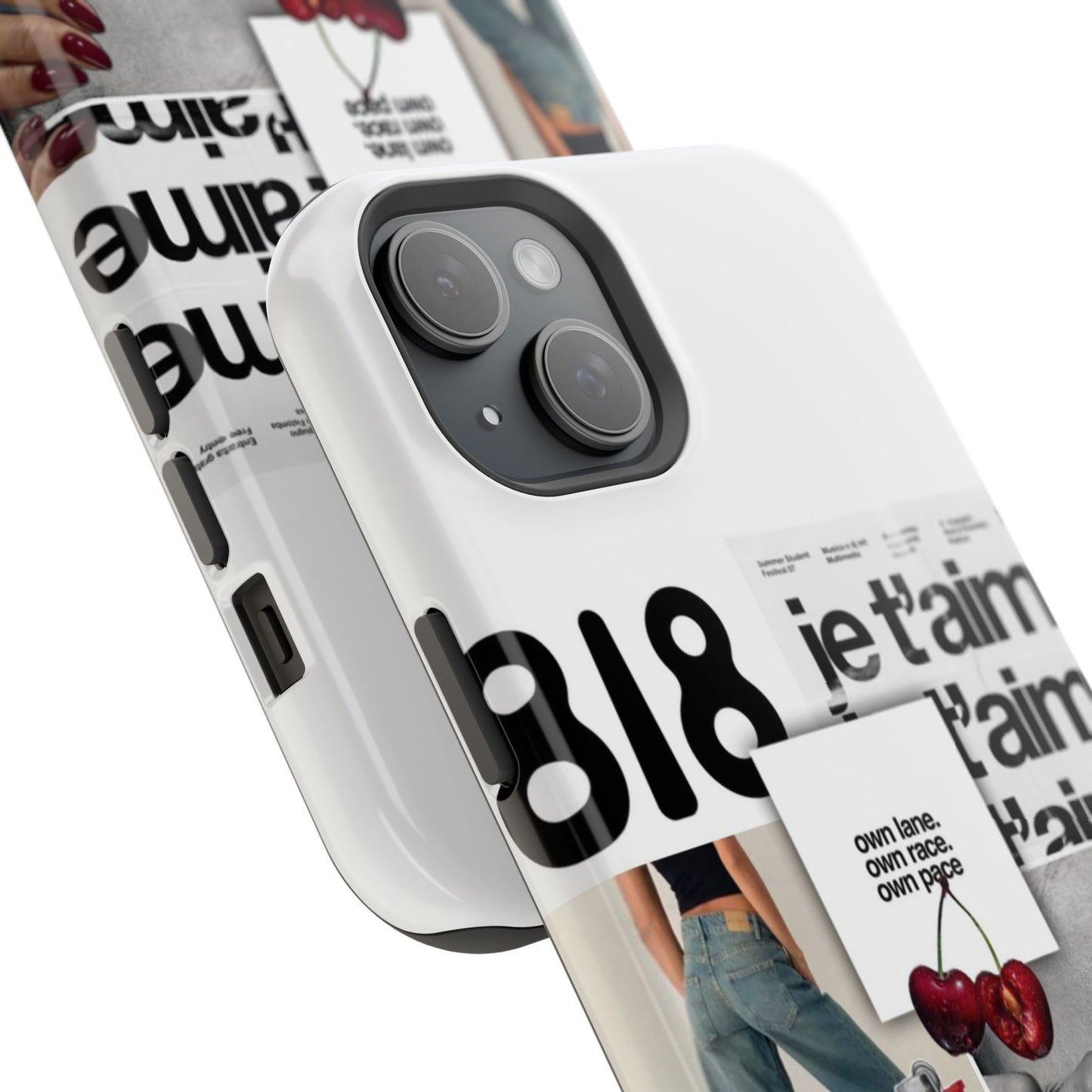 Collage 'Je t’aime' Magnetic Impact-Resistant Phone Case