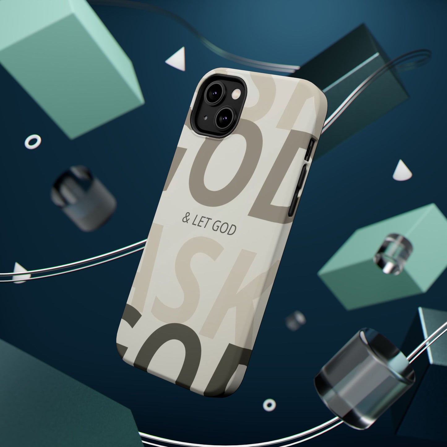 Protective iPhone Case — "Fold & Let God" Magnetic Impact-Resistant Phone Cover