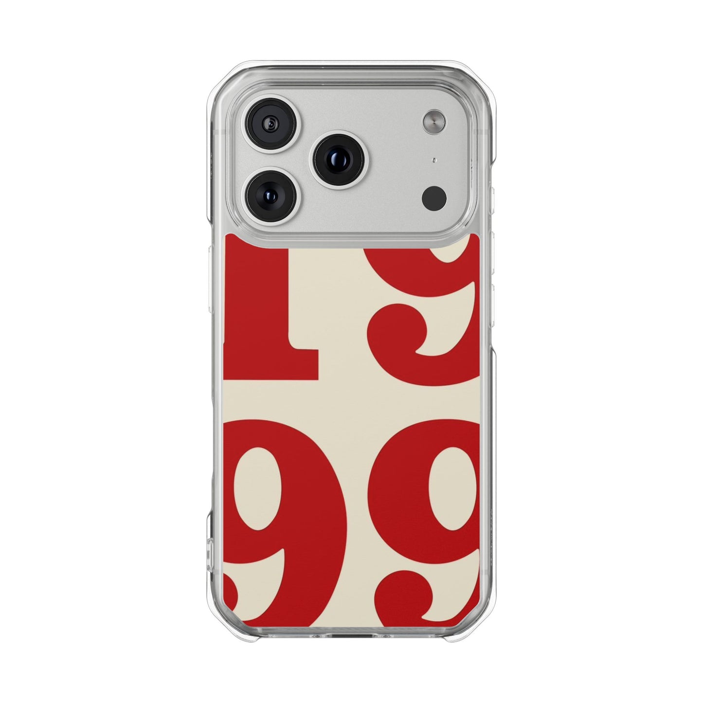 1999 Retro Number Clear Magnetic Phone Case
