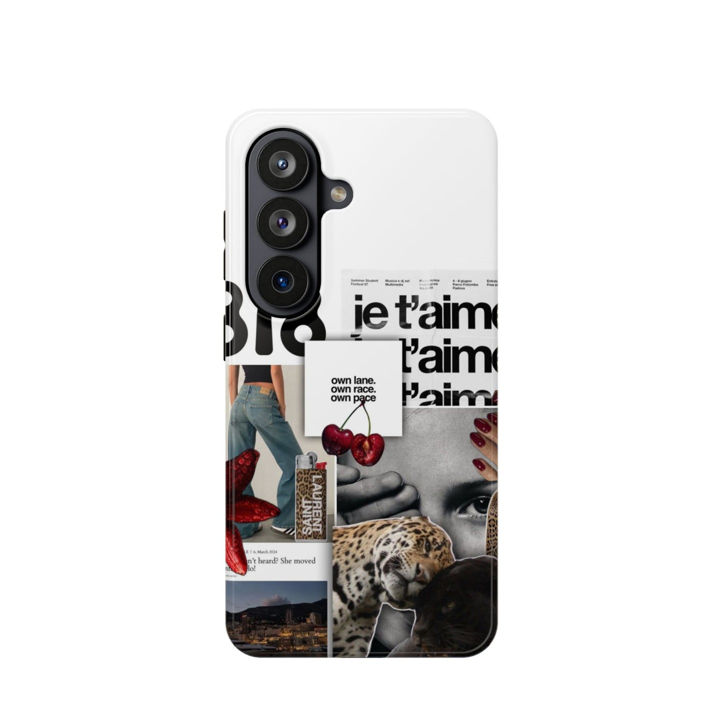 Collage 'Je t’aime' Magnetic Impact-Resistant Phone Case