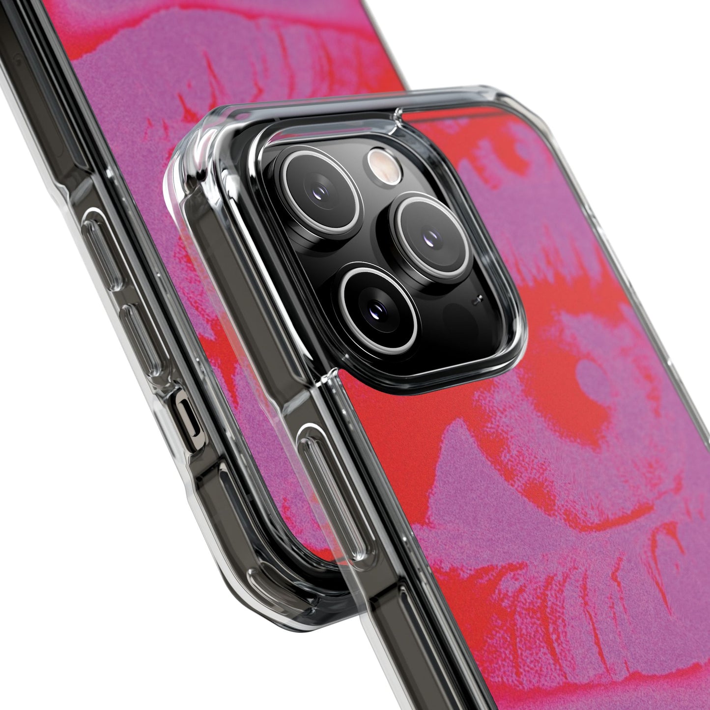 Phone Case — Pop Art Red Eyes Magnetic Clear Impact Case