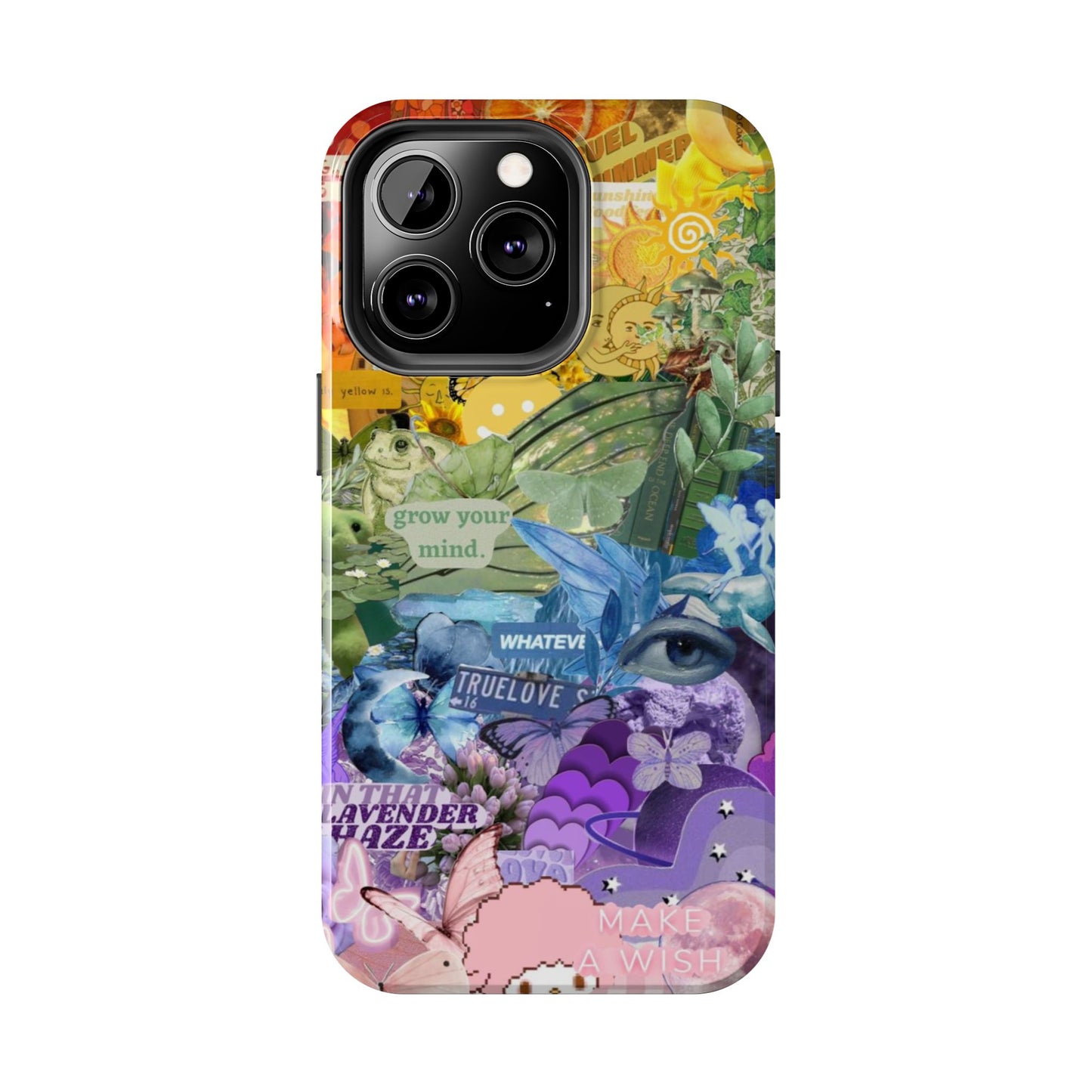 Collage Art Phone Case — 'Grow Your Mind' Lavender Haze Tough Case