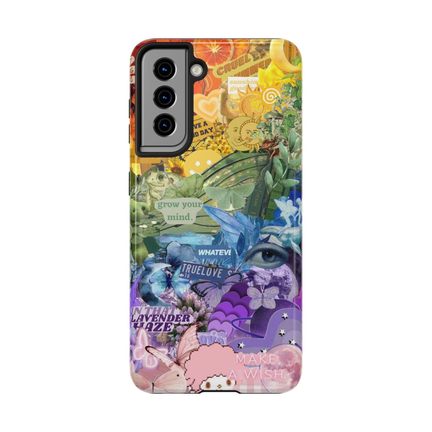 Collage Art Phone Case — 'Grow Your Mind' Lavender Haze Tough Case