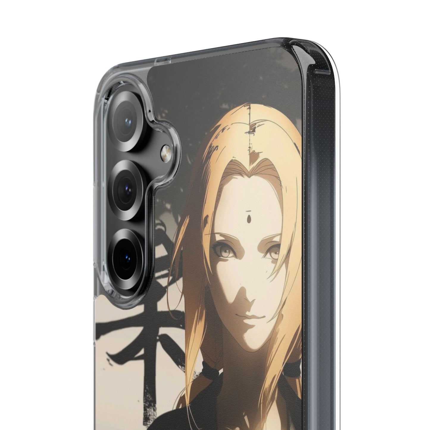 Clear Anime Character Impact-Resistant Phone Case