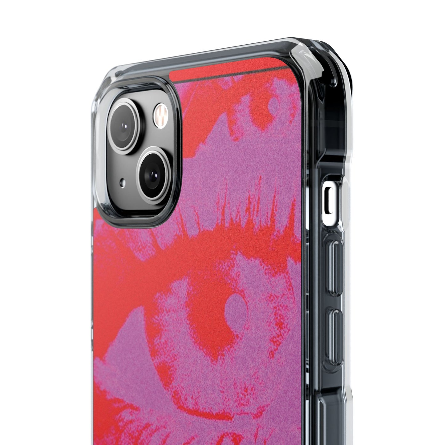 Phone Case — Pop Art Red Eyes Magnetic Clear Impact Case